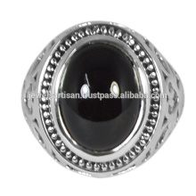 Joyería del anillo de la plata esterlina de la piedra preciosa 925 del ónix negro